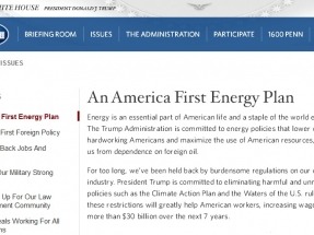 Temores confirmados: El plan energético de Trump no alude a las renovables y pone el foco en el petróleo y el gas de esquisto