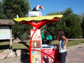 Carritos de helados que funcionan con energía solar