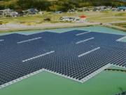 Se inauguran en Japón dos grandes centrales solares flotantes