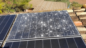 ¿Aguantan las placas solares una granizada?