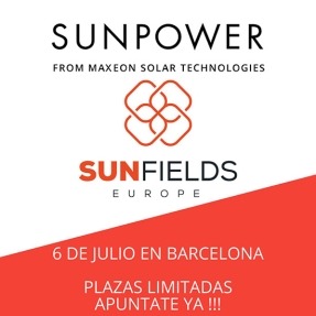 SunFields Europe organiza una jornada de formación presencial de SunPower en Barcelona