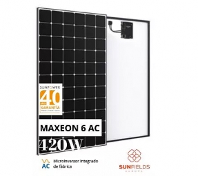 Ya está aquí el SunPower Maxeon 6 AC 420W, máxima eficiencia para el autoconsumo residencial