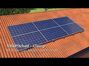 Valk Solar lanza un sistema de montaje para cubiertas de teja inclinadas que está pensado para el Sur de Europa