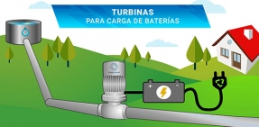 Turbinas hidráulicas para redes de abastecimiento de agua y regadío