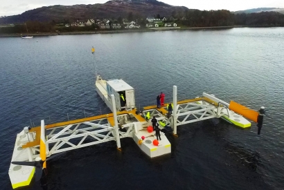 Escocia prueba otro dispositivo de aprovechamiento de las energías marinas