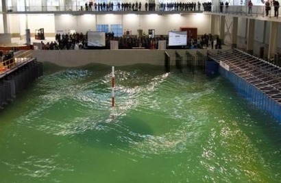 Cantabria inaugura un tanque de pruebas que puede simular olas de hasta 20 metros de altura