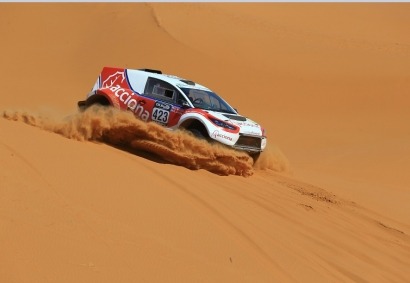 El Acciona 100% Ecopowered, único vehículo eléctrico que acaba el Rally de Marruecos