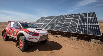 El Acciona 100% EcoPowered vuelve a competir en el desierto de África