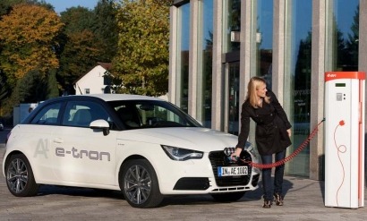 El Audi e-tron llega a Múnich