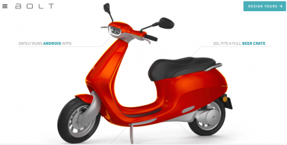 Bolt recauda 3 M€ mediante crowdfunding para comercializar on line su scooter eléctrica 