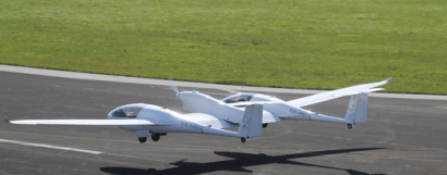 Primer vuelo de un avión de cuatro pasajeros con pila de hidrógeno