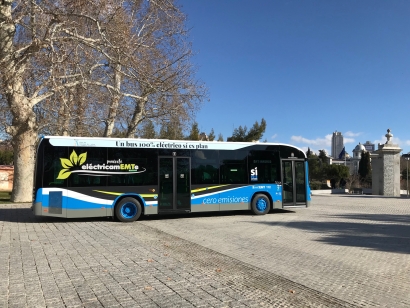 Madrid pone en la calle sus primeros autobuses 100% eléctricos