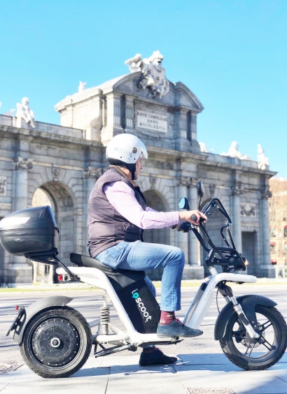 ioscoot, la compañía de motosharing, alternativa en dos ruedas a la movilidad eléctrica compartida