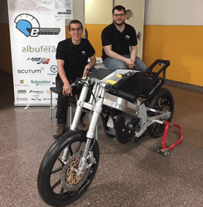 Las baterías de Albufera Energy Storage, en el campeonato de motos Motostudent 2017-18