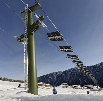 Suiza alimenta con energía solar un telesilla a 1.644 metros de altitud