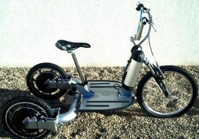 Una empresa navarra presenta un triciclo eléctrico