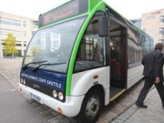 Un autobús eléctrico en Heathrow