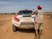 Acciona debuta con un coche 100% eléctrico en el Rallye de Marruecos