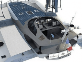 Un catamarán circunnavegará el mundo impulsado solo con hidrógeno y renovables