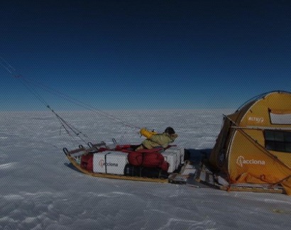 Llegan al Polo Sur con trineo ecoeficiente