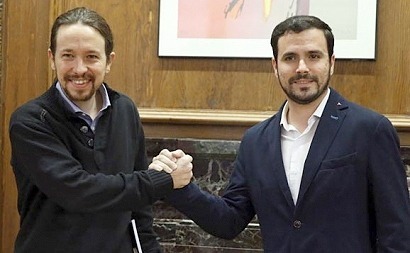 La transición energética, primer punto del acuerdo Podemos-IU