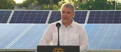 El presidente Duque anuncia una subasta de energías renovables para 2021 "por encima de los 5.000 MW"