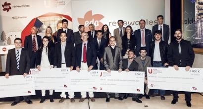 EDP Renováveis entrega  los premios University Challenge 2014 de energías renovables