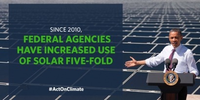 Obama: Las agencias federales alcanzarán 1 GW renovable en 2021