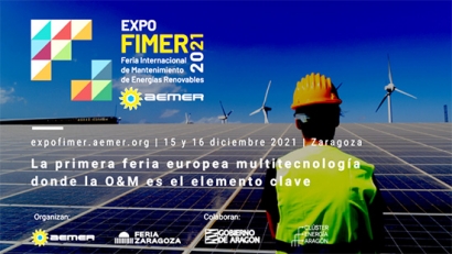 ExpoFimer reunirá en Zaragoza a los principales actores del mantenimiento de energías renovables