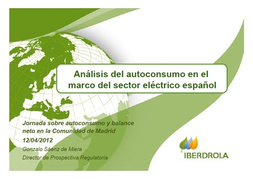 Iberdrola Autoconsumo Presentación