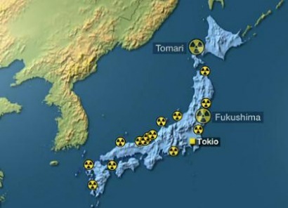 Japón desenchufa el último de sus 54 reactores nucleares