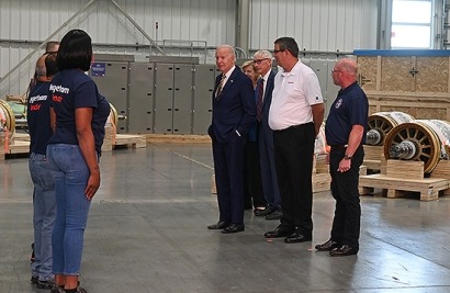 Biden visita la planta de Ingeteam en Wisconsin