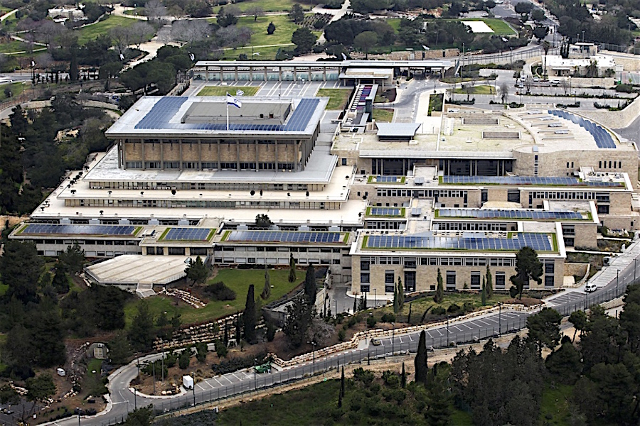 Knesset. Cubierta fotovoltaica