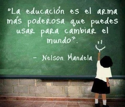 Un poquito de educación