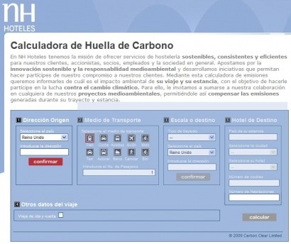 La cadena NH certifica la Huella de Carbono de todos sus hoteles