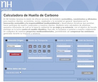La cadena NH certifica la Huella de Carbono de todos sus hoteles