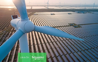 Schneider Electric supera los 10 gigavatios gestionados en PPA con renovables
