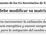 Ex secretarios de Energía piden incrementar el uso de renovables