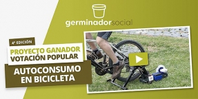 El proyecto Autoconsumo en bicicleta, de Energia Gara Nafarroa, gana el premio de votación popular del Germinador Social