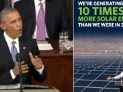 Obama infla el pecho por el crecimiento de las renovables