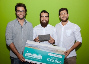 Un proyecto que produce bloques para la construcción con un 60% menos de emisiones de CO2,  ganador de Cleantech Camp 2019