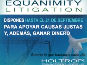Hoy termina el plazo para participar en Equanimity Litigation