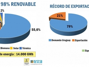 En 2019, sin hidráulica, las renovables generaron el 42 % de la electricidad