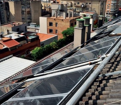 Solo el 59% de las instalaciones solares térmicas de Barcelona funciona "de forma aceptable"