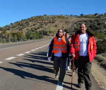 400 kilómetros a pie para protestar contra la moratoria renovable