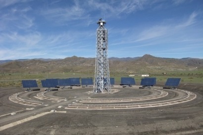 Finalizan las obras de la instalación termosolar experimental de geometría variable