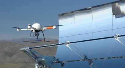 Los drones también sirven para optimizar el funcionamiento de las plantas CSP