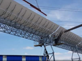 El puerto de Amberes instala una planta industrial de energía solar de concentración
