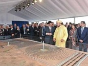 El rey de Marruecos pone la primera piedra de la central termosolar de Ouarzazate 